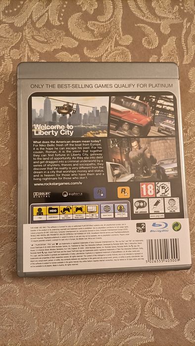 Grand Theft Auto IV PlayStation 3