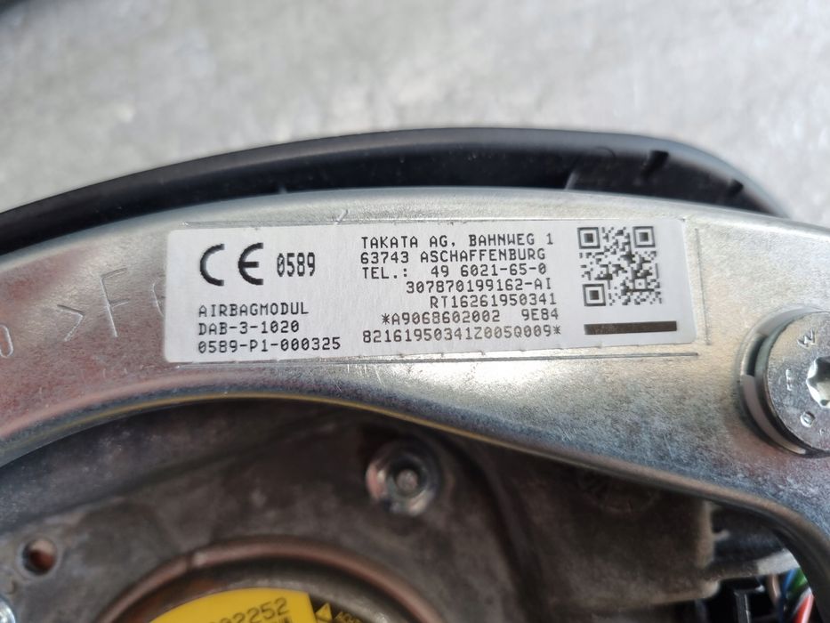 mercedes sprinter a906 airbag facelifting