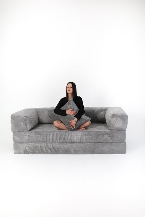 Модульний розкладний безкаркасний диван, ліжко, спальний диван, пуф