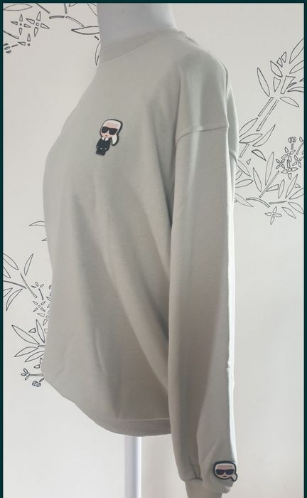 Bluza XXL męska long szara Karl