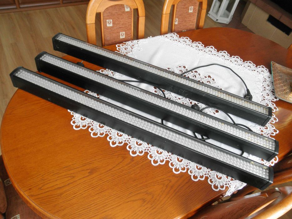 3 szt. LED BAR EUROLITE RGB DMX - 50 W . Efekt świetlny, dyskotekowy .