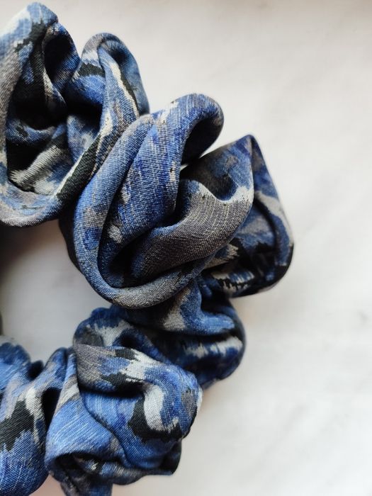Frotka, gumka, scrunchie, jedwab naturalny
