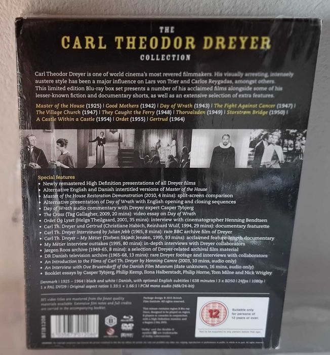 Box Carl Theodore Dreyer Collection - 11 filmes)