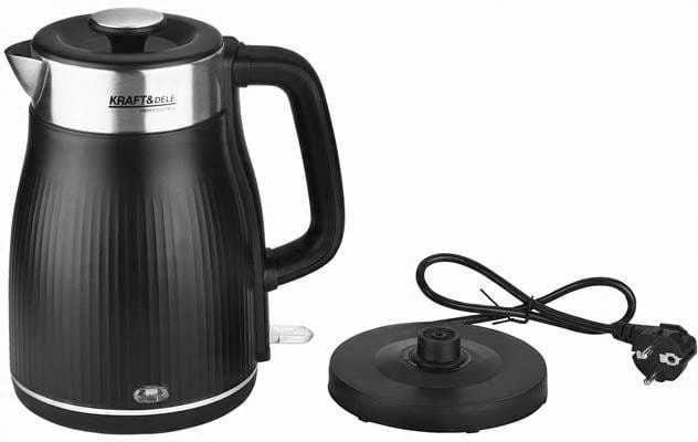 CZAJNIK ELEKTRYCZNY Bezprzewodowy Czarny 1,8L 2400W Solidny