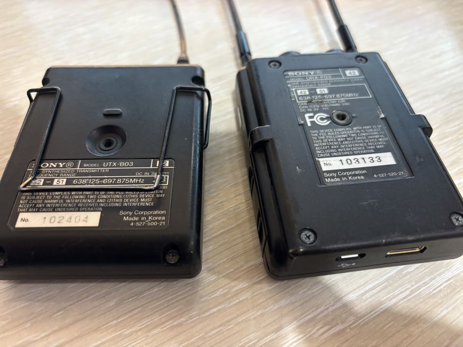 продам радіосистему SONY UTX-B03 / URX-P03