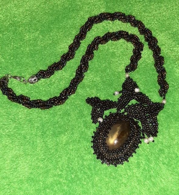 Прикраса на шию з бісеру. Гердан