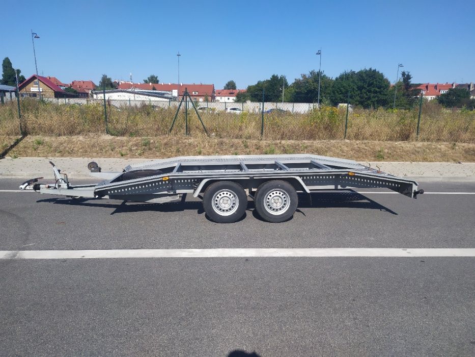 Laweta wynajem przyczepa 5.0 metrów wypożyczenie od 100 złotych.