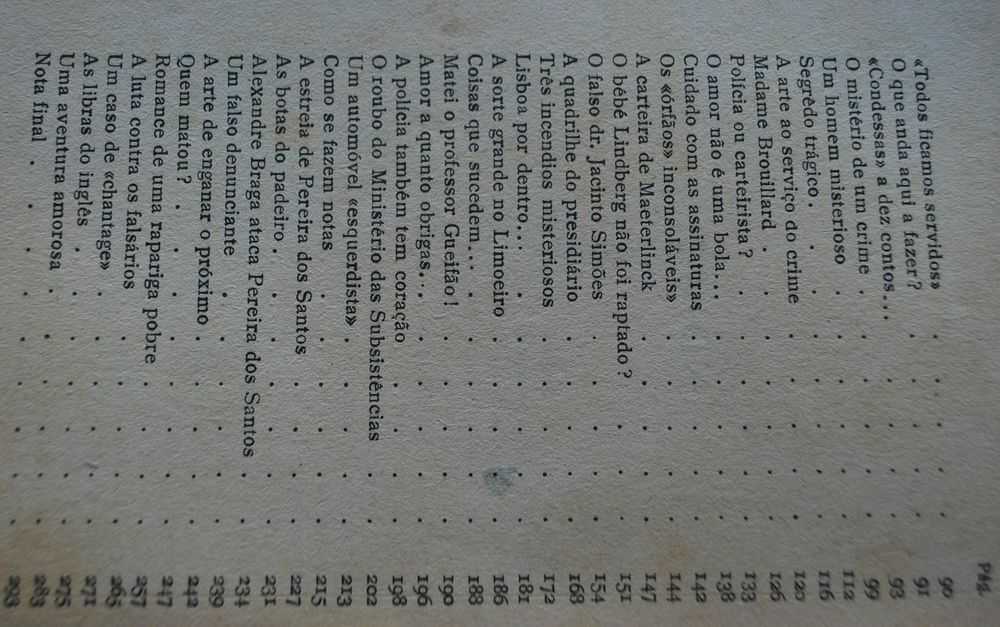 As Memórias do Chefe da Polícia Pereira dos Santos (1ª Edição 1945)