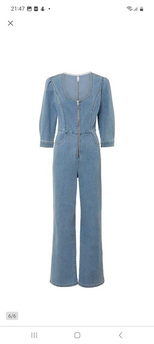 Damski kombinezon jeansowy 42