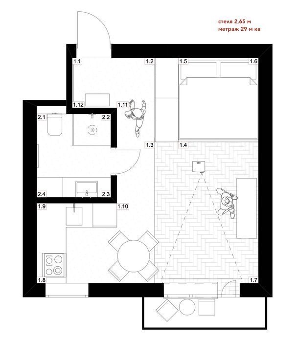 Здам квартиру студію на Печерську  ( Кловська )