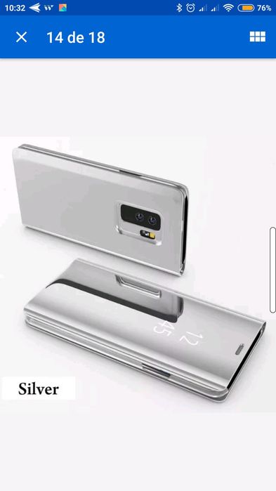 Capa Samsung j4 prateada