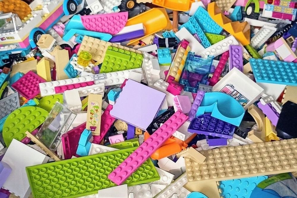 LEGO Friends 1kg mix klocków figurka akcesoria