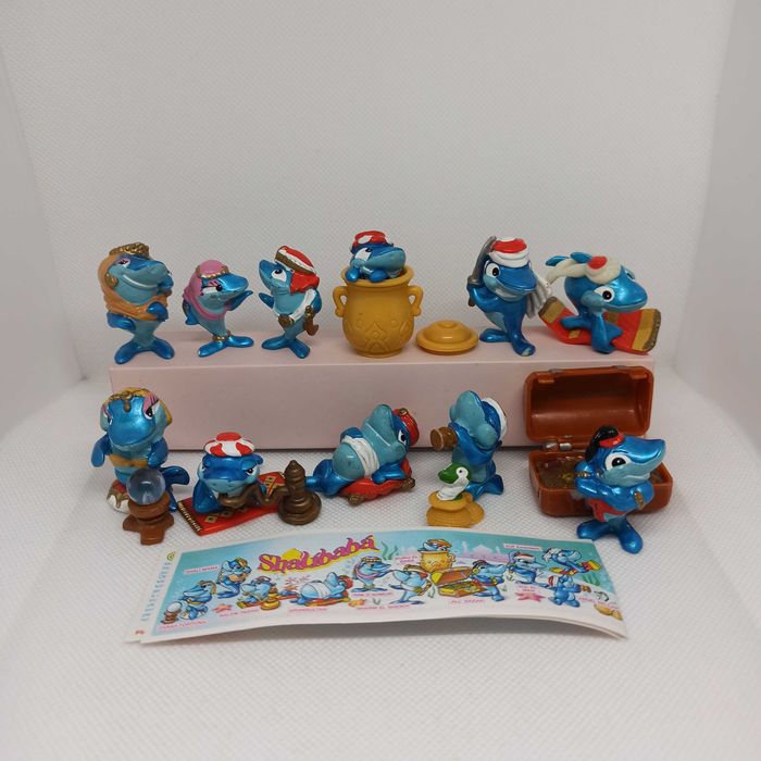 Коти фараони, жирафи, печерні люди, Колекції фігурок Кіндер