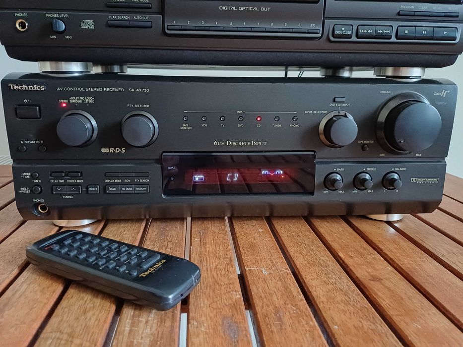 Zestaw Technics SA-AX730 i SL-PG590