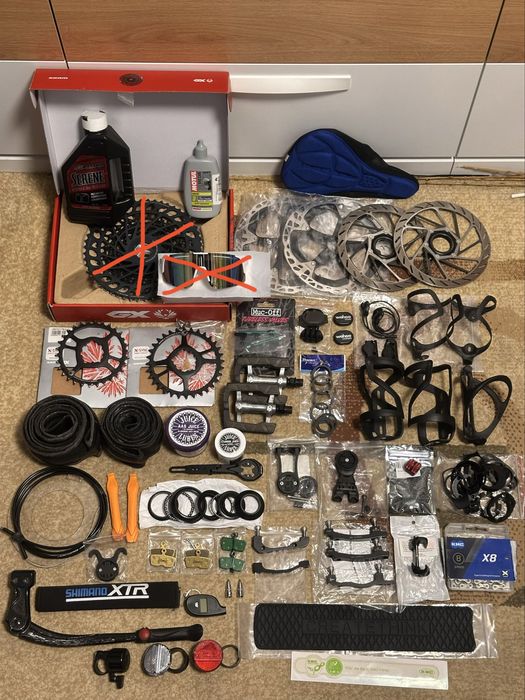 Велозапчасти Sram. Shimano. Rock shox. muc-off. juice