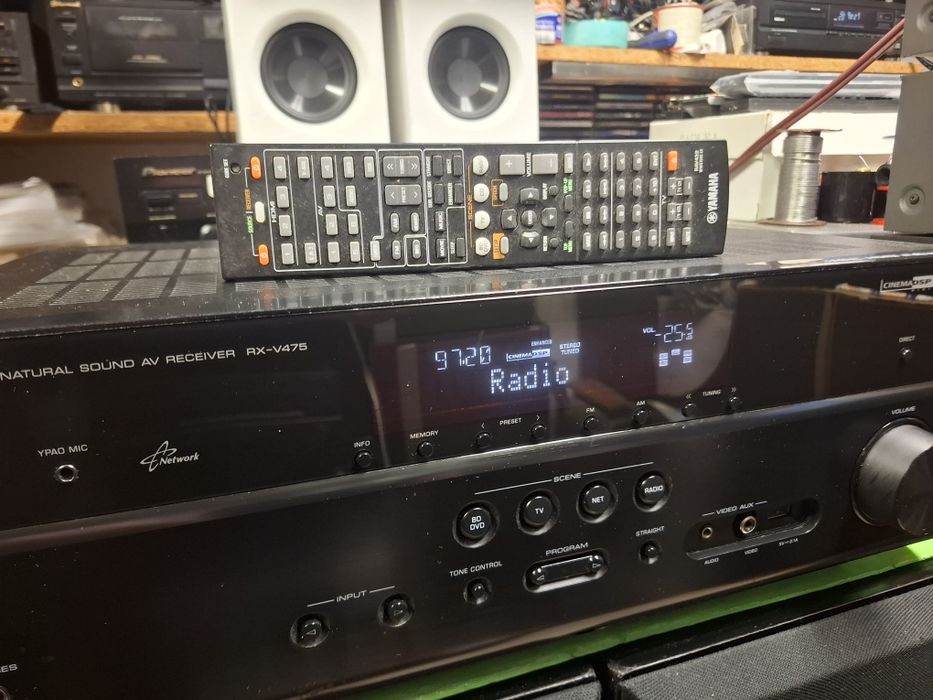Amplituner Yamaha RX-V475 pilot optyka hdmi