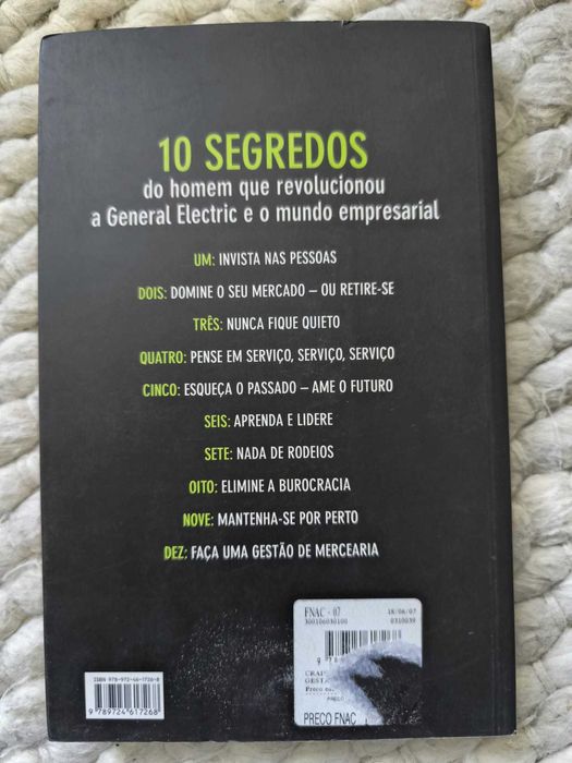Livro "A Gestão segundo Jack Welch" de Stuart Crainer