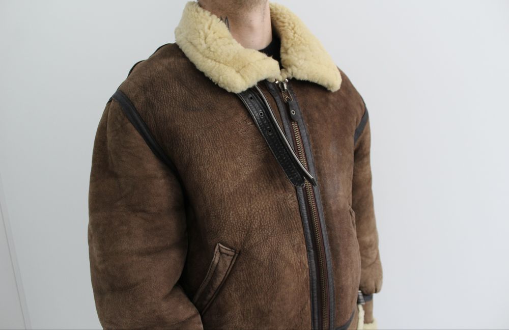 Гіднюща,вінтажна дублянка 80тих від американського бренду Avirex USA