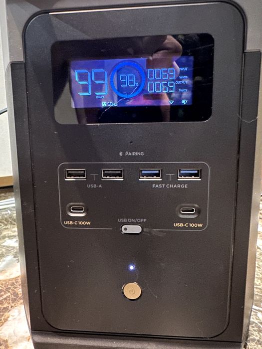 Зарядная станция EcoFlow DELTA 2 Max, 2048Wh, 2400W Т