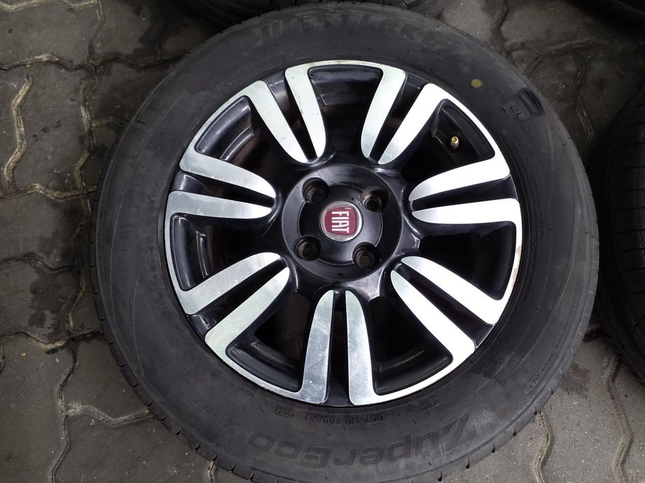 Jantes Fiat R15 Com Pneus 185/65 Furação 4X100