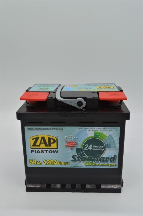 NOWY AKUMULATOR Zap 50AH 420A P+ 207X175X190 2 lata GW KRAKÓW