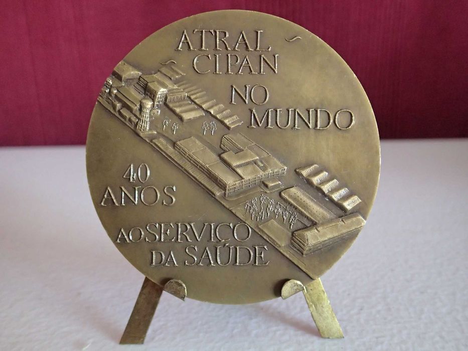 Medalhas em Bronze do escultor Joaquim Correia