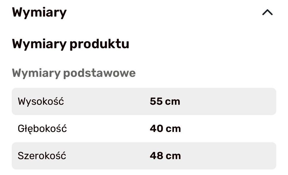TERCAM Szafka nocna z ryflowaniem