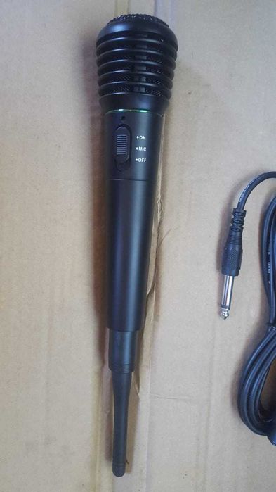 Microfone karaoke com fio /sem fio