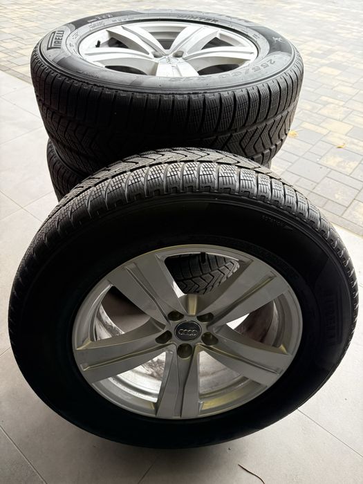 Koła Audi Q7 opony zimowe Pirelli Scorpion Winter  255/60 R18