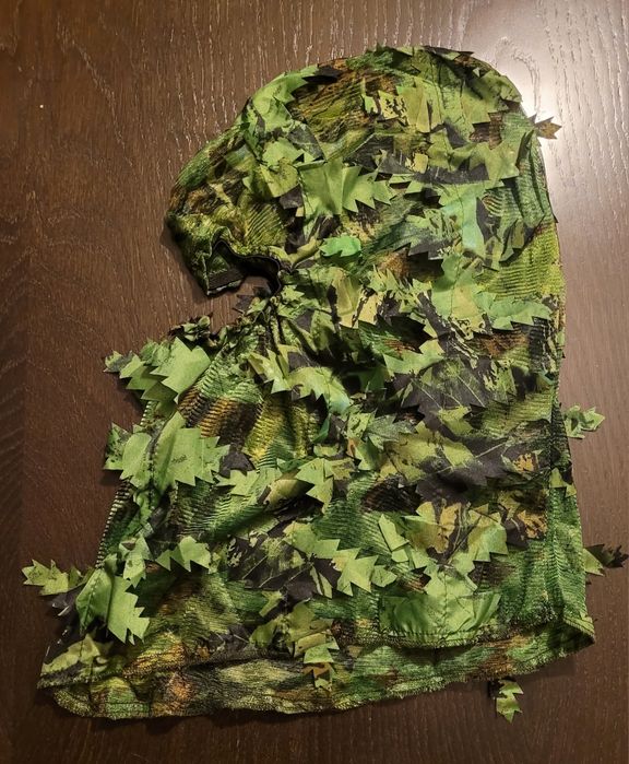Kominiarka kamuflaż 3D liście ghillie