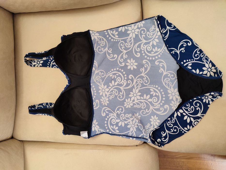 Суцільний купальник великого розміру батал