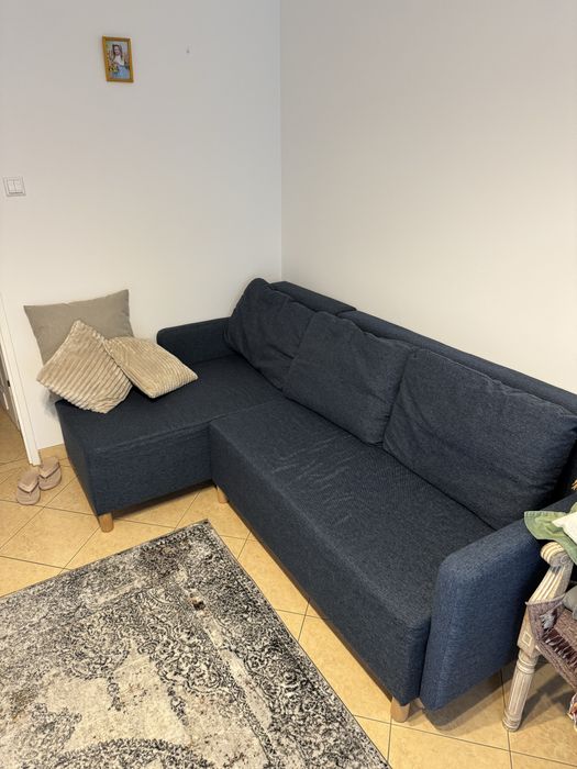 Sofa narożna, skladana,