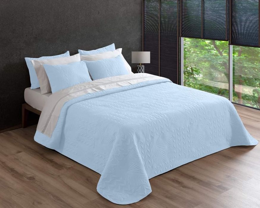 Colcha de verão com 2 almofadas cheias