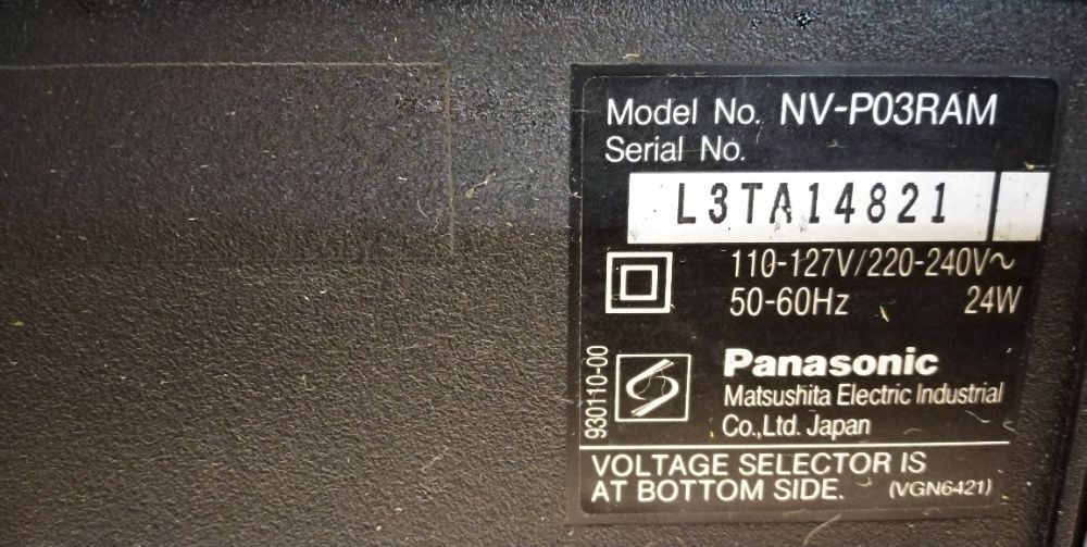 Видеоплеер VHS Panasonic NV-P03