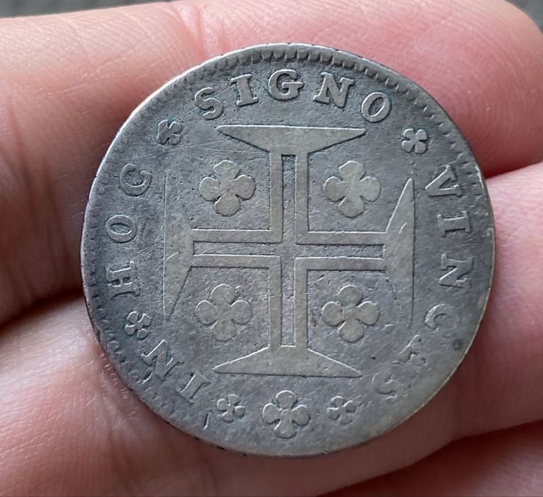 Moeda 1213 - D. JOSE I - 12 Vintens ( 240 Reis ) 1763