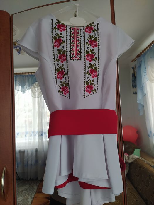 Блузка вишита, спідниця,пояс