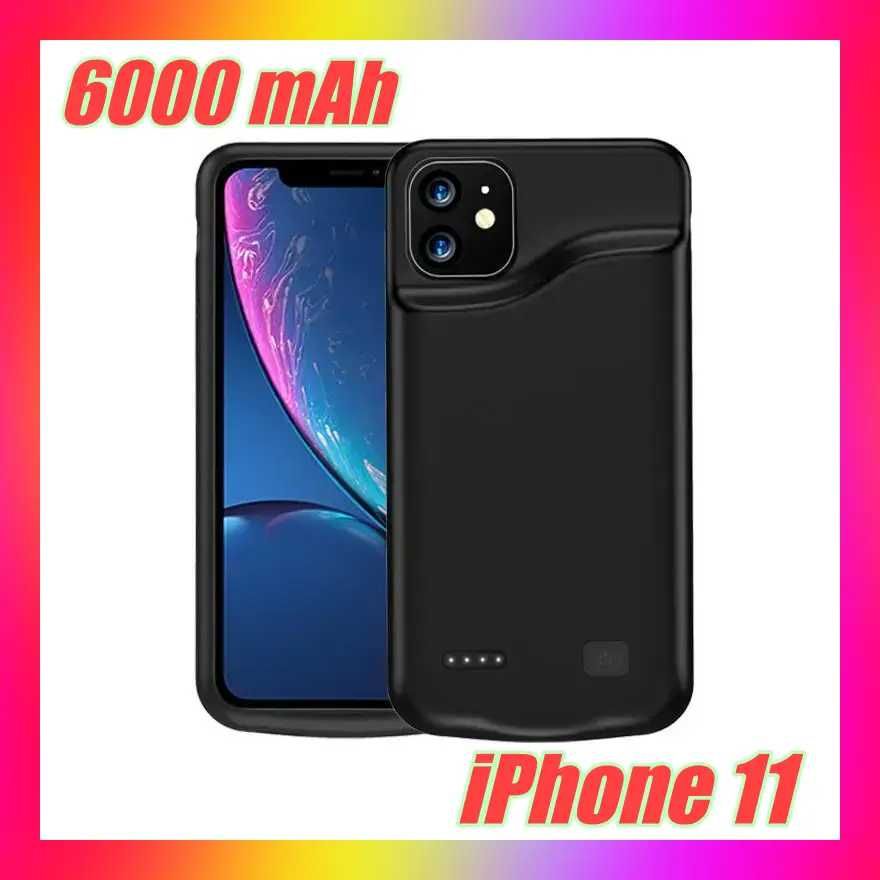 Портативная батарея для iPhone 11 6000 мАч Чехол зарядка для айфона ...