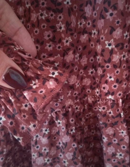 Vestido flores Mango Teen