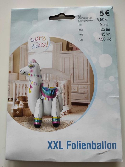 Lama balon foliowy XXL