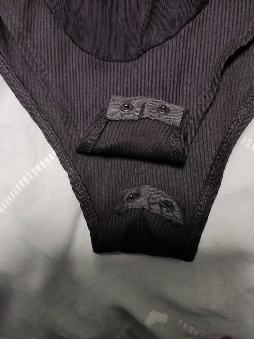 Czarne nowe body z siateczką 36/S