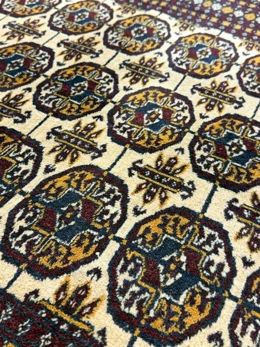 Tapete Oriental BUCHARA original, tecido à mão no Paquistão, Lã sobre Algodão, com 191cm x 123cm