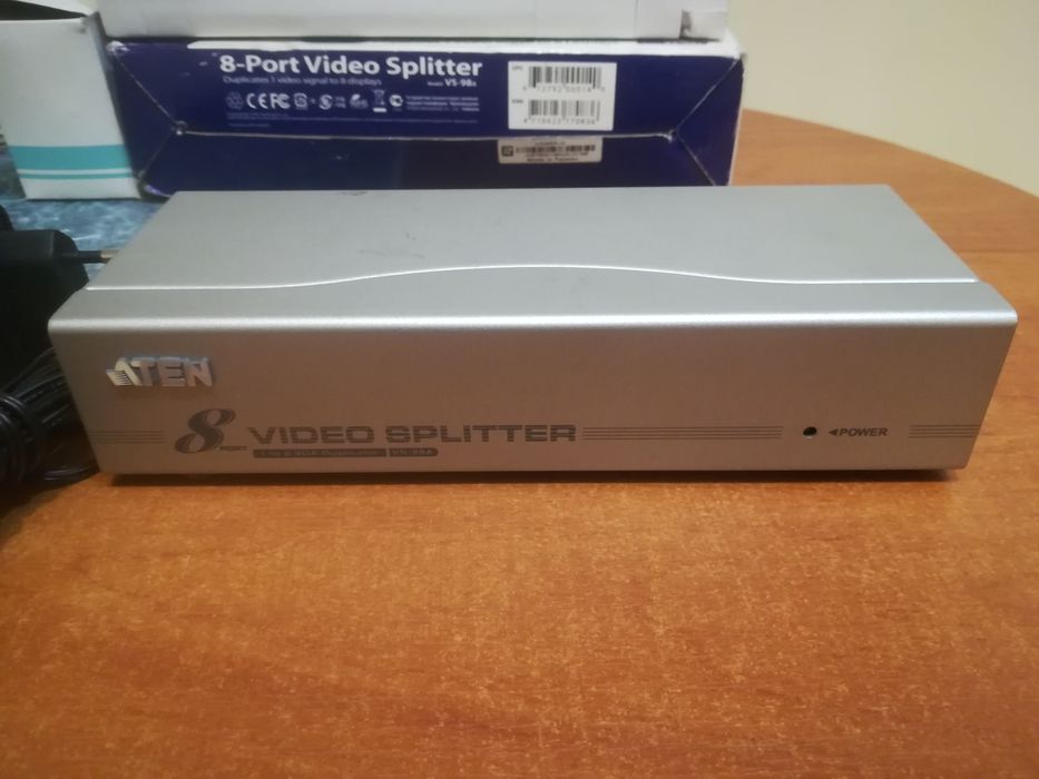 Dvi Video splitter rozdzielacz 8 kanałów Aten.