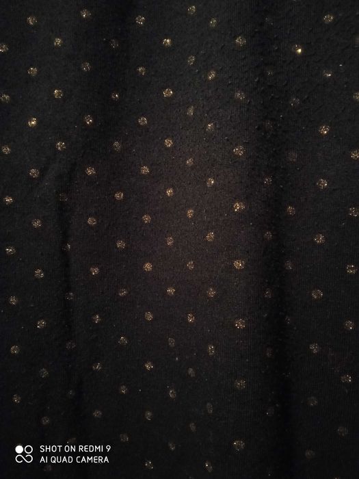 Czarny sweter 3/4 M