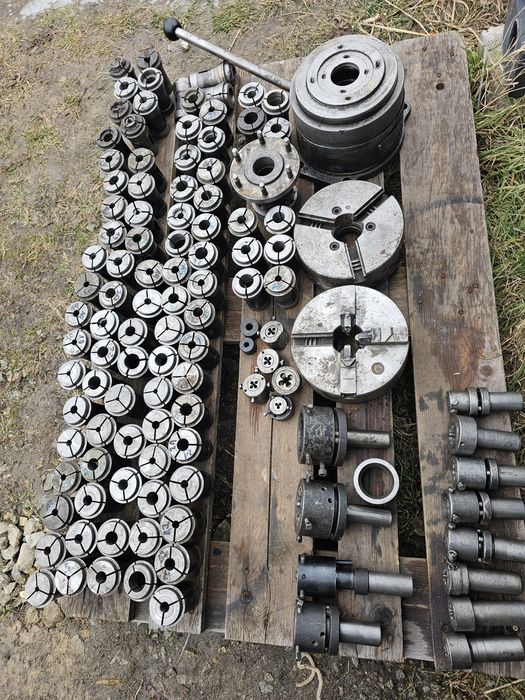 Zestaw Narzędzi tulejki zaciskowe 92szt uchwyt bison tokarka frezarka