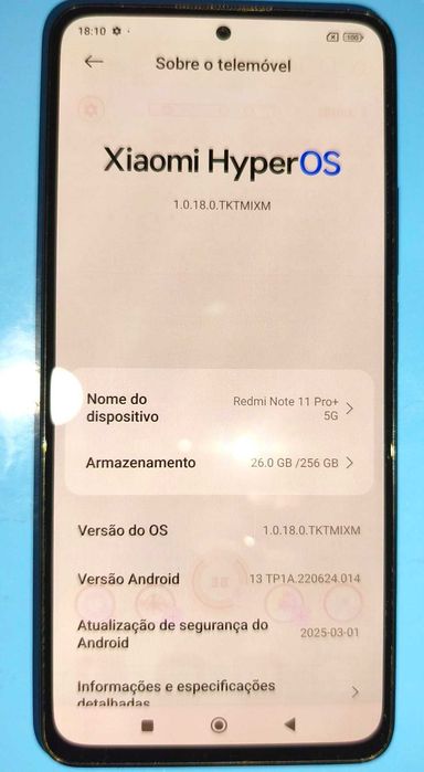 Redmi Note 11 Pro Plus 5G - 8GB Ram/256 Rom