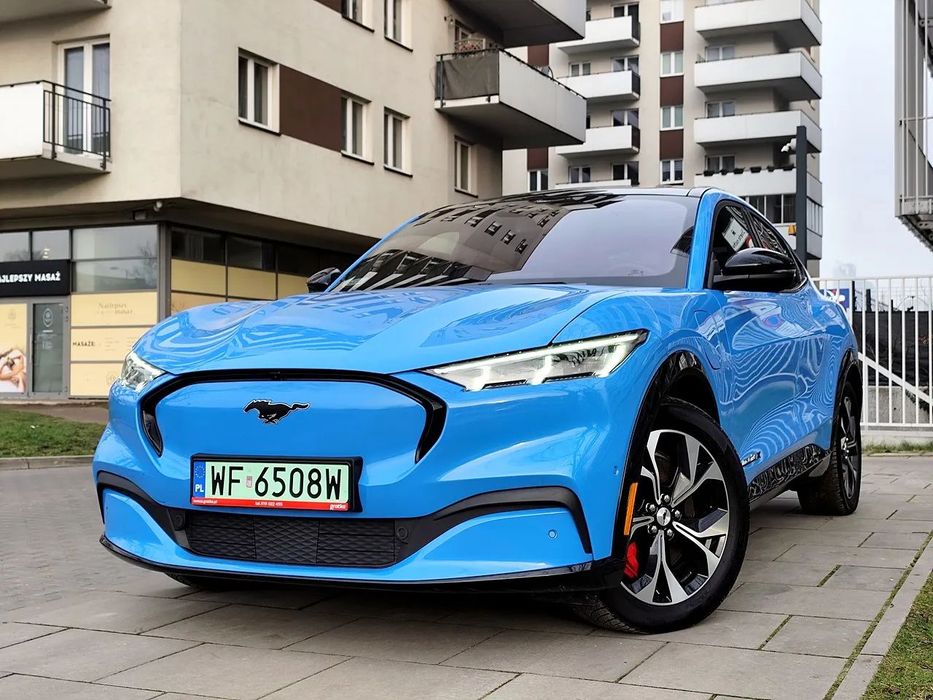 Ford Mustang Mach-E 1re.2023*SalonPL*4x4*GT*98kWh*371KM* Gwarancja2030*Fvat23% Panorama* K