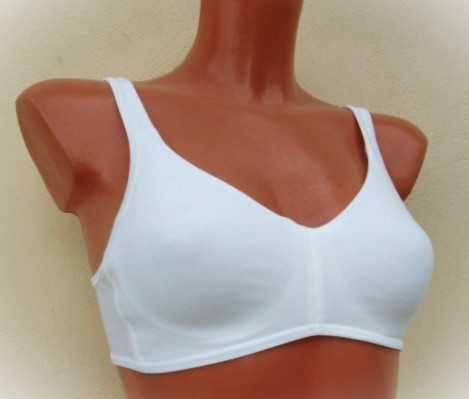 pakiet 2 szt. /biustonosz bawełniany 75A/B  ecru dla nastolatki OKAZJA