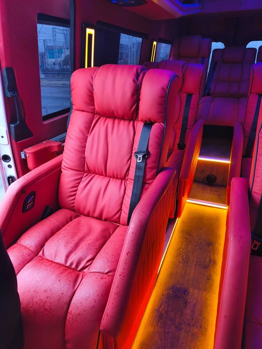 Wynajem bus vip Mercedes sprinter wieczory panieńskie biznes