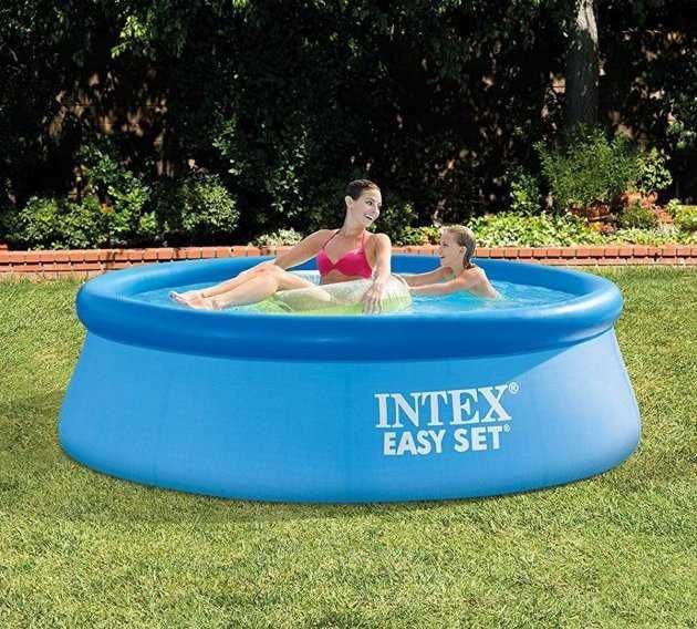 Надувний басейн Intex сімейний 305х76 см 3853л Синій (28120)