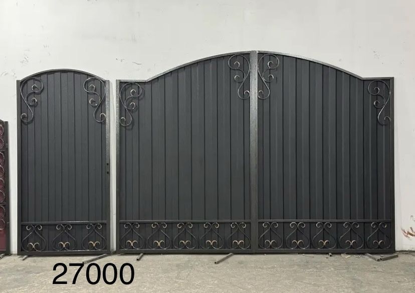 Вхідні металеві двері та ворота (по вашим розмірам)